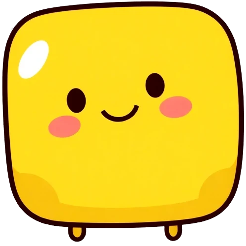 Yellow character peeking